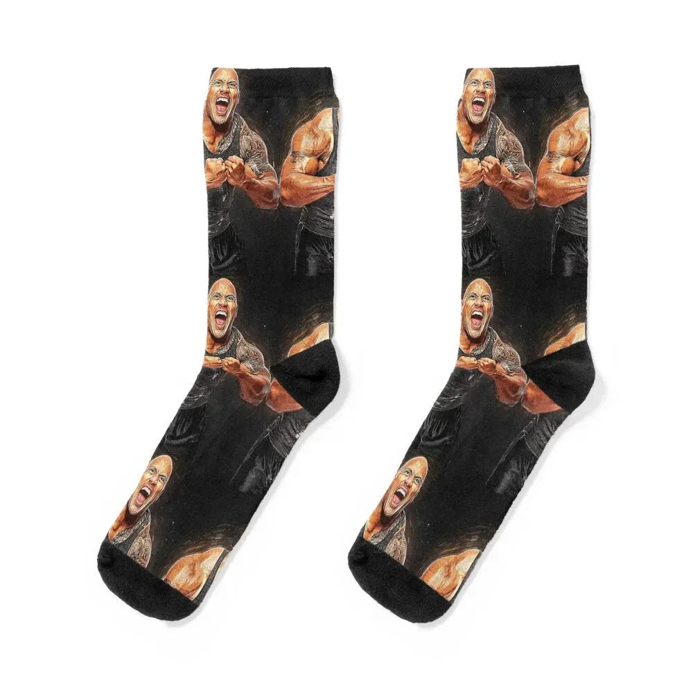 

dwayne johnson Socks cool Running christmass gift kids Socks Woman Men's