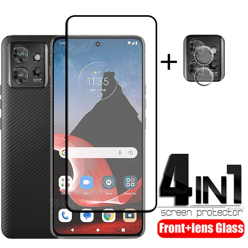4-In-1 Per Motorola Moto Thinkphone Glass Per Moto Thinkphone Vetro Temperato 9H Proteggi Schermo Per Moto Thinkphone Lens Glass
