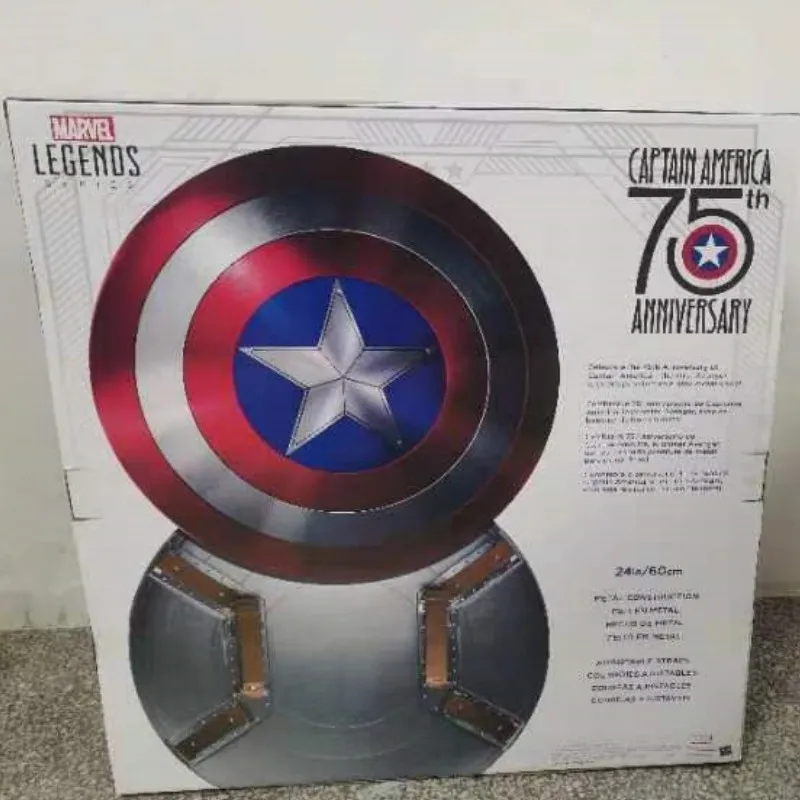 75Th Anniversary Cosplay Avengers Captain America Shield Model For Children Captain America Arm Guard Puntelli Marvel Fans Gift