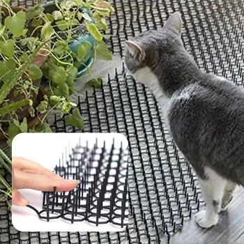 Anti Dog Cat Spikes Mat Anti-Climbing Fence Balcony Isolation Gardening Anti-Cat Thorn Net Dog Squirrel Repellent Pet Supplies