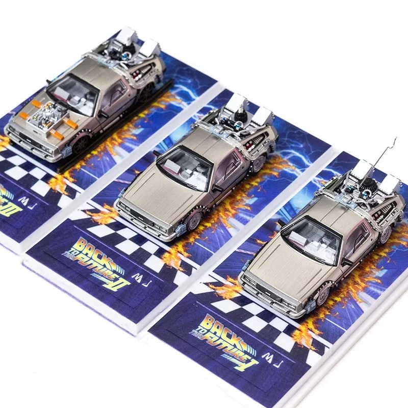 MJ 1:64 back to the future DeLorean DMC 12 Collection Diecast