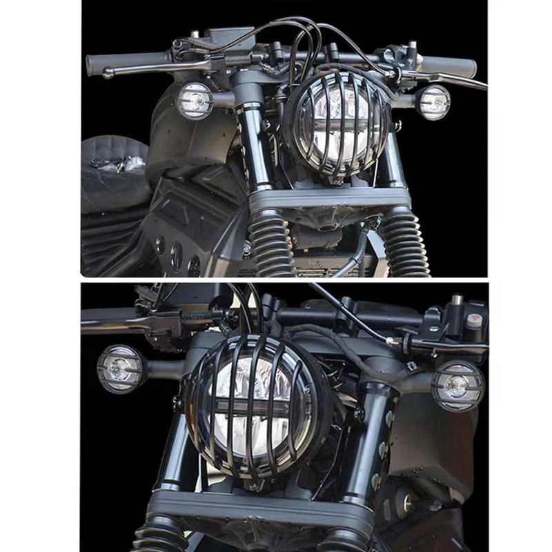 Motorcycle headlight mask CMX300 CMX500 CMX1100 Matt Black Headlight Turn Signal Taillight Grill Cover For HONDA Rebel CMX 500