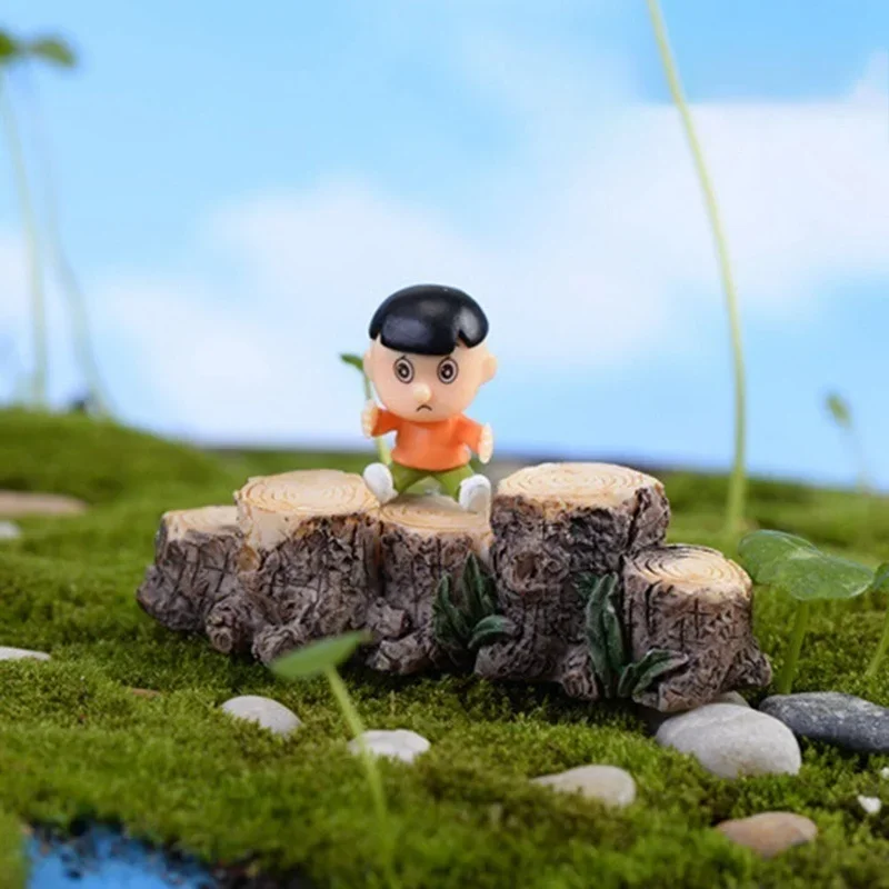 1pc Tree Stump Bridge Model Mini Resin Fairy Garden Miniatures DIY Doll House/ Terrarium/ Succulents/ Micro Landscape Decoration