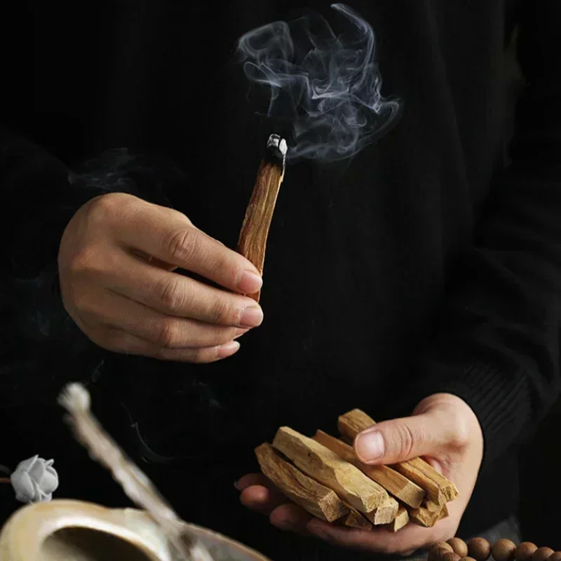 Gbbma Original Palo Santo Holy Wood Natural Sticks Incense High oil content The smell is sweet Indoor aromatherapy yoga Palo Santo Incense