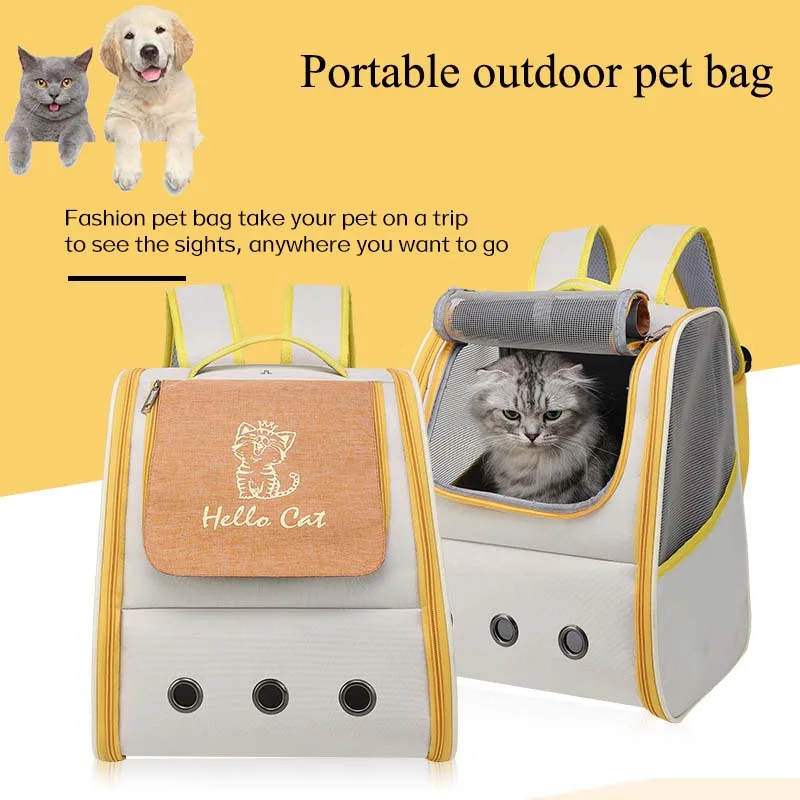 CatCarriersBagBreathableOutdoorTravelBackpackforCatsCarrying