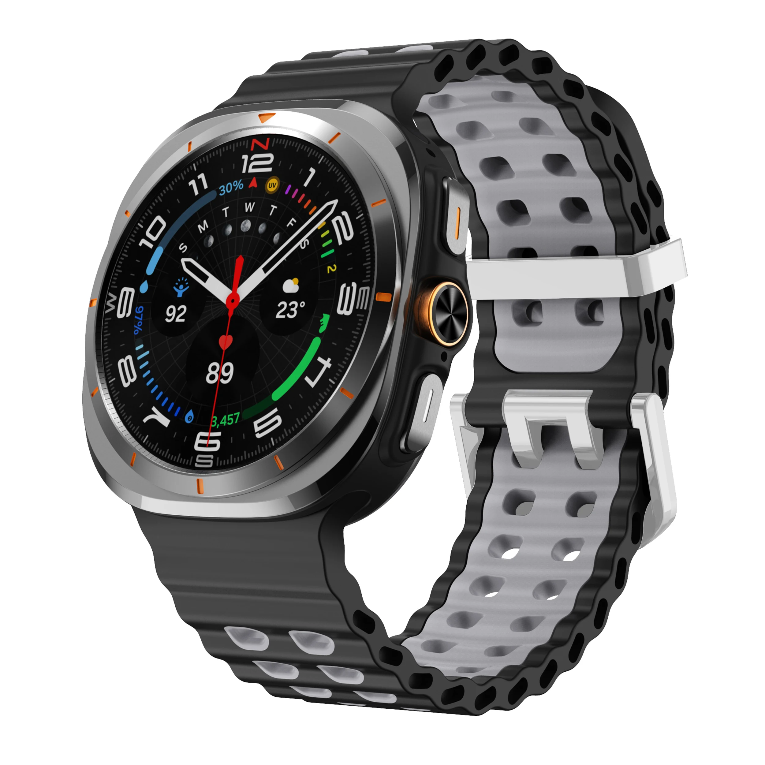 Silicone Breathable Marine Strap Wristband Bracelet
