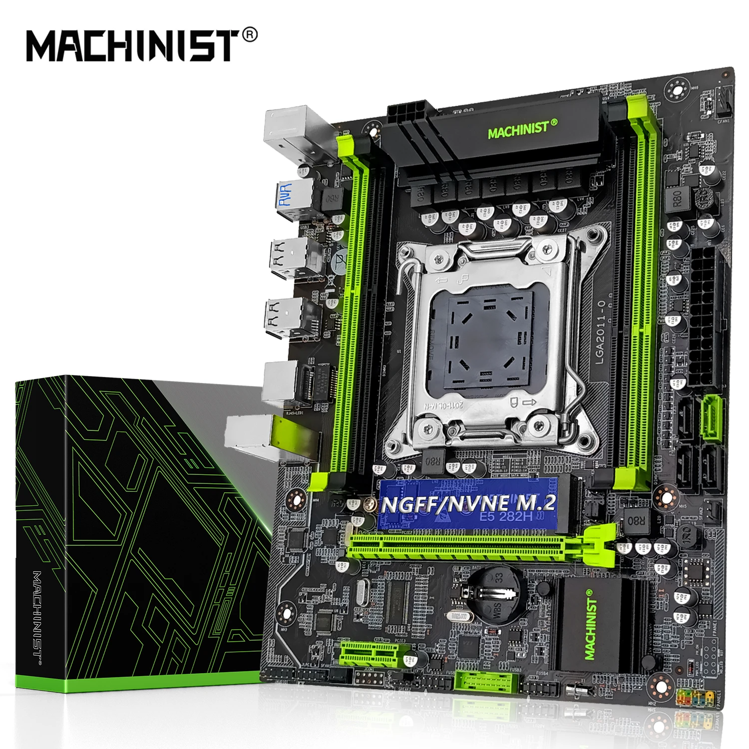 MACHINIST X79 LGA 2011 Motherboard Support Intel Xeon E5 v1&v2 CPU