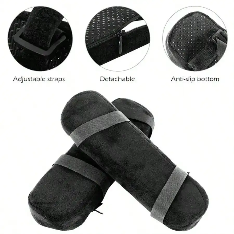 1/2PC office chair parts armrest cushion memory foam armrest sleeve cushion comfortable elbow pillow for home office chair 2