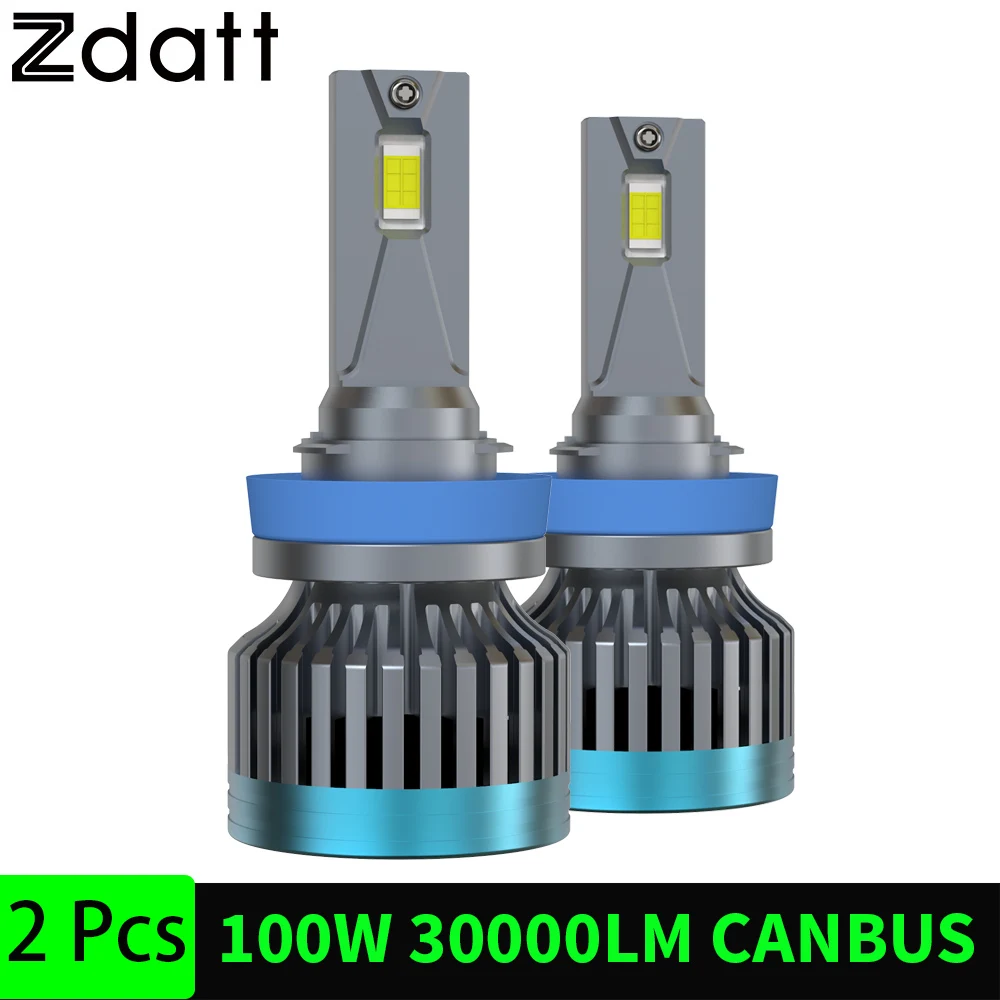 

2 шт. H7 Светодиодные лампы автомобильных фар Canbus H4 H11 led фонари H8 H9 9005 9006 HB3 HB4 Диодные чипы CSP 12 В Автоматические противотуманные фары супер яркие
