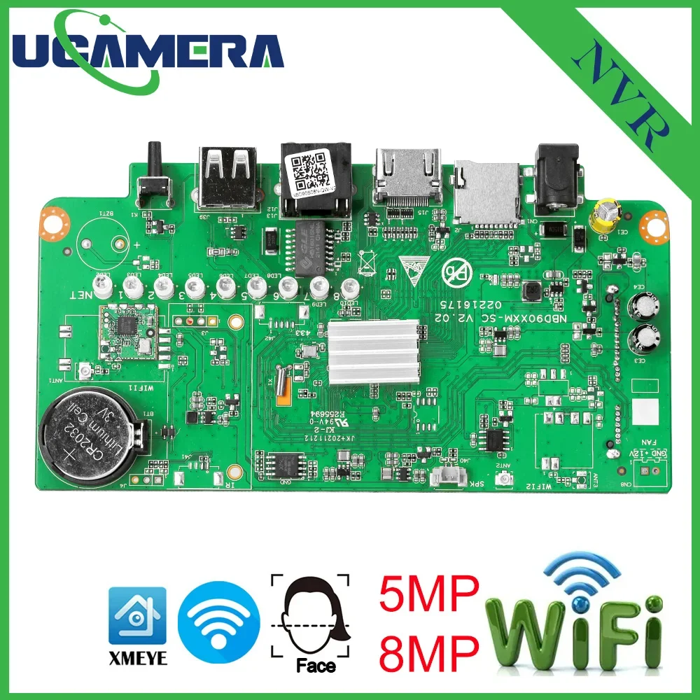 8Ch H.265 3Mp Wireless Nvr Recorder Wifi Cctv Camera System P2P Ip Camera Network 8Mp Videoregistratore Nvr Per Wifi 3Mp 5Mp Camera