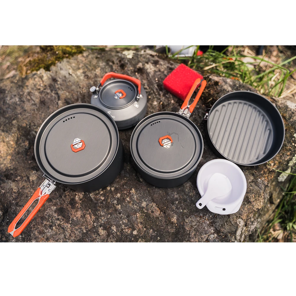 Fire Maple 8PCS Cookware Kit Outdoor Camping Hiking Frypan