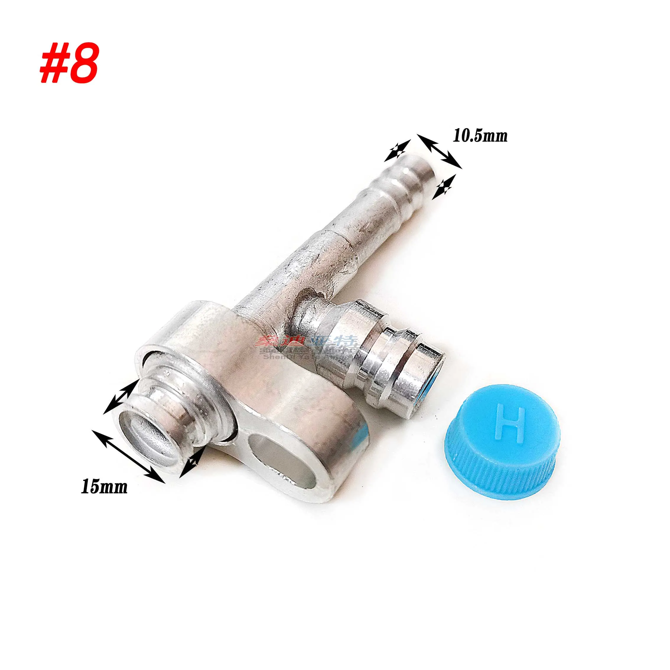 R134a AC Hose Clamp Aluminum Fitting for Air Conditioning Condenser,Compressor, Dry Filter Active Platen Joint