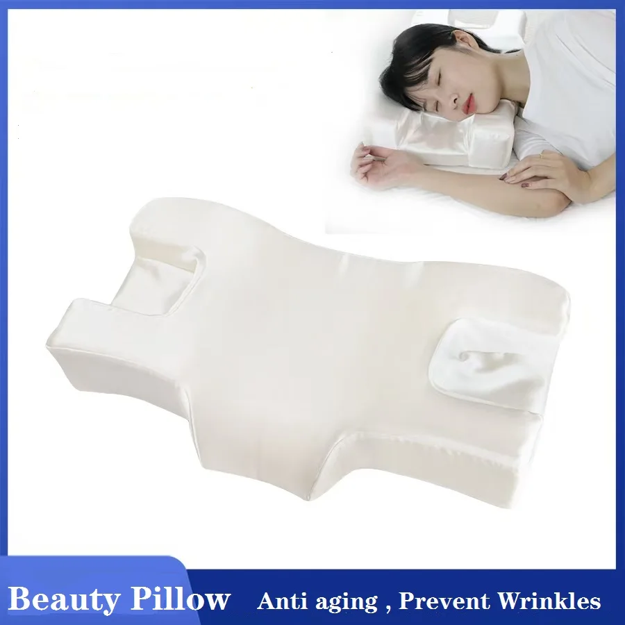 Anti Wrinkle Pillows for Women, Back Sleeper Beauty Pillow
