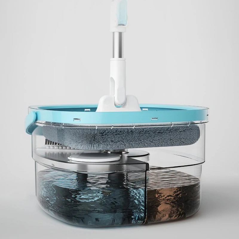 Spin Mop And Bucket Set With Self Separation System 360° Spinning Self-Wringing - View #6