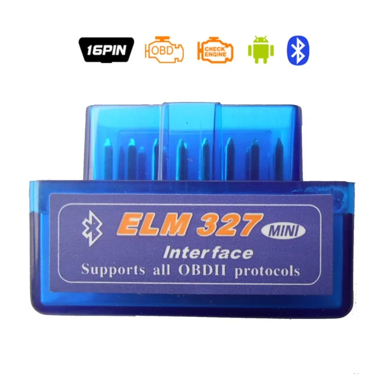 Hot MINI ELM327 Bluetooth 5.1 OBD2 Car Detector V2 in English auto diagnostic tool ELM 327