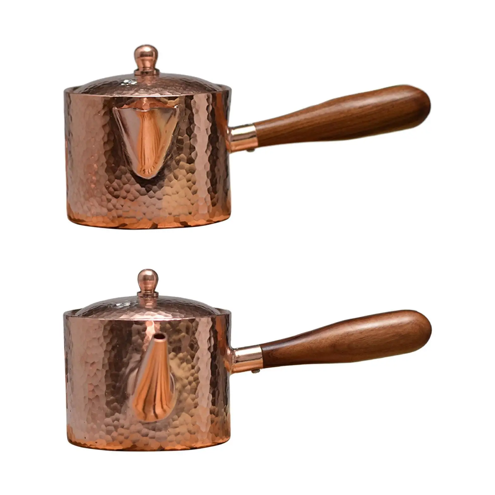 Copper Kettle 400ml Thickened Tea Kettle Milk Jug Tea Maker with Filter Teaware for Picnic Camping Tea House Restaurant Hotel Copper Kettle 400ml Thickened Tea Kettle Milk Jug Tea Maker with Filter Teaware for Picnic Camping Tea House Restaurant Hotel