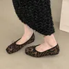 2024 Summer Leopard New Brand Women Flat Shoes Fashion Leopard Print Ladies Elegant Shallow Slip On Soft Ballerinas Shoes 4