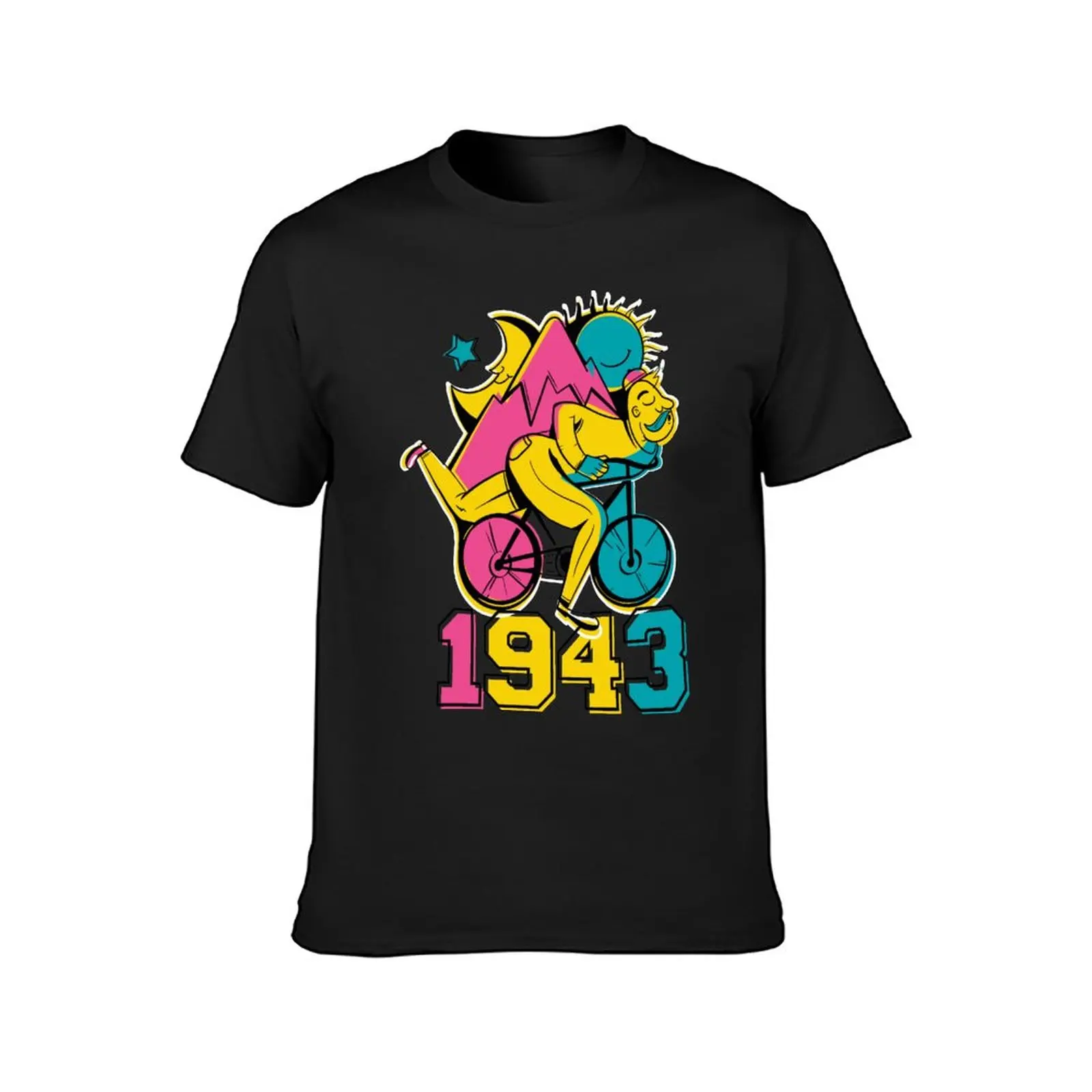 アルベルトホフマン　Tシャツ ImZauberwald Albert Hofmann LSD Bicycle Day 1943 UV Active
