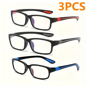 3/1 PCS Óculos de leitura esportivos masculinos e femininos – leitores presbiópicos confortáveis e elegantes com lentes de policarbonato, atacado em massa 1
