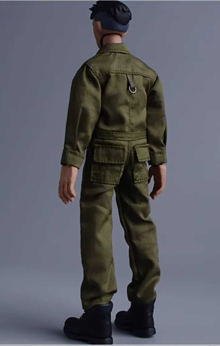 Fanatic 1/12 Soldier Trendy Clothes Bodysuit Einteiliger Hosenanzug Loose Workwear Jumpsuit Modell für 6-Zoll-Actionfiguren Auf Lager – Detail 9