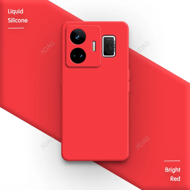 Premium Liquid Silicone Phone Case with Lens Protection - Durable Back Cover