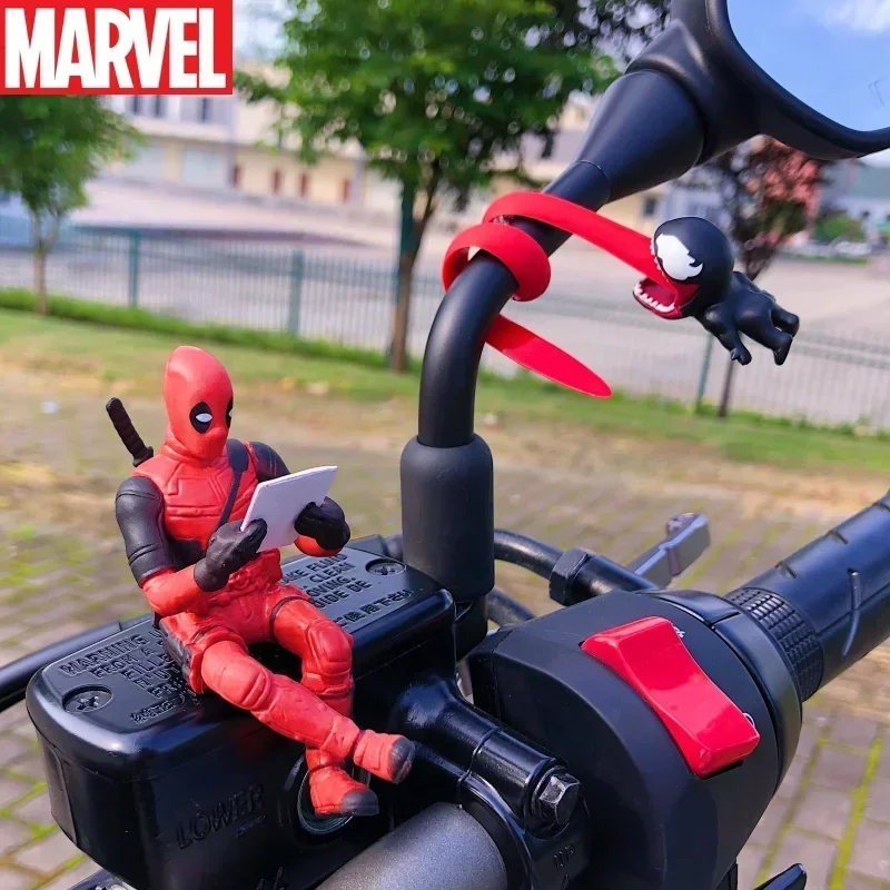 Marvel Usb Cablato Dati Cableavengers Venom Deadpool Holder Custodia Protettiva Auto Moto Accessoriestoy Decorazione Giocattolo Regalo