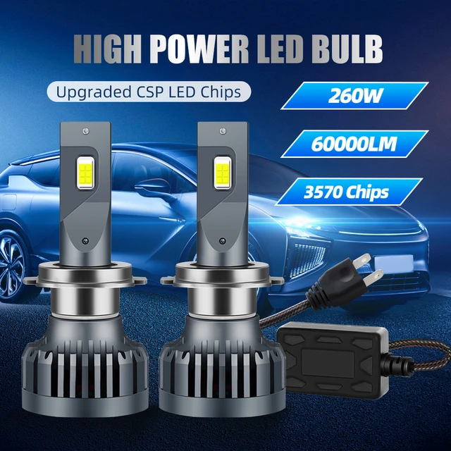 420w 120000lm H7 H4 H11 Led Headlight High Power Canbus H1 H8 H9 9005 Hb3  9006 Hb4 9012 Hir2 Turbo Lamp 6000k Car Light