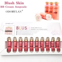 Korea 5ml Semi-Permanent Glow Blush BB Cream Ampoule Serum Set Moisturizing Brighten Serum Concealer Treatment Makeup Skin Care