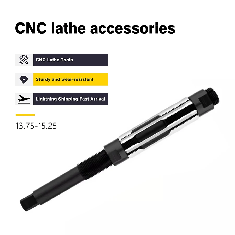 Hand Reamer High-speed Steel Adjustable Straight Shank Multiple Specifications 6.25-6.75 9.25-10 10-10.75