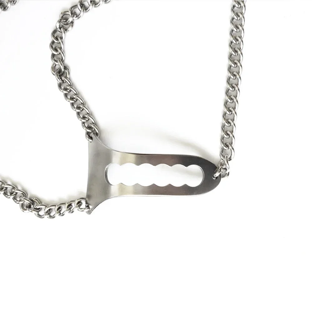 SM Female Invisible Chastity Belt Stainless Steel Anti-derailment Erotic Urethral Lock Underwear Chastity BDSM Sex Toy for Women