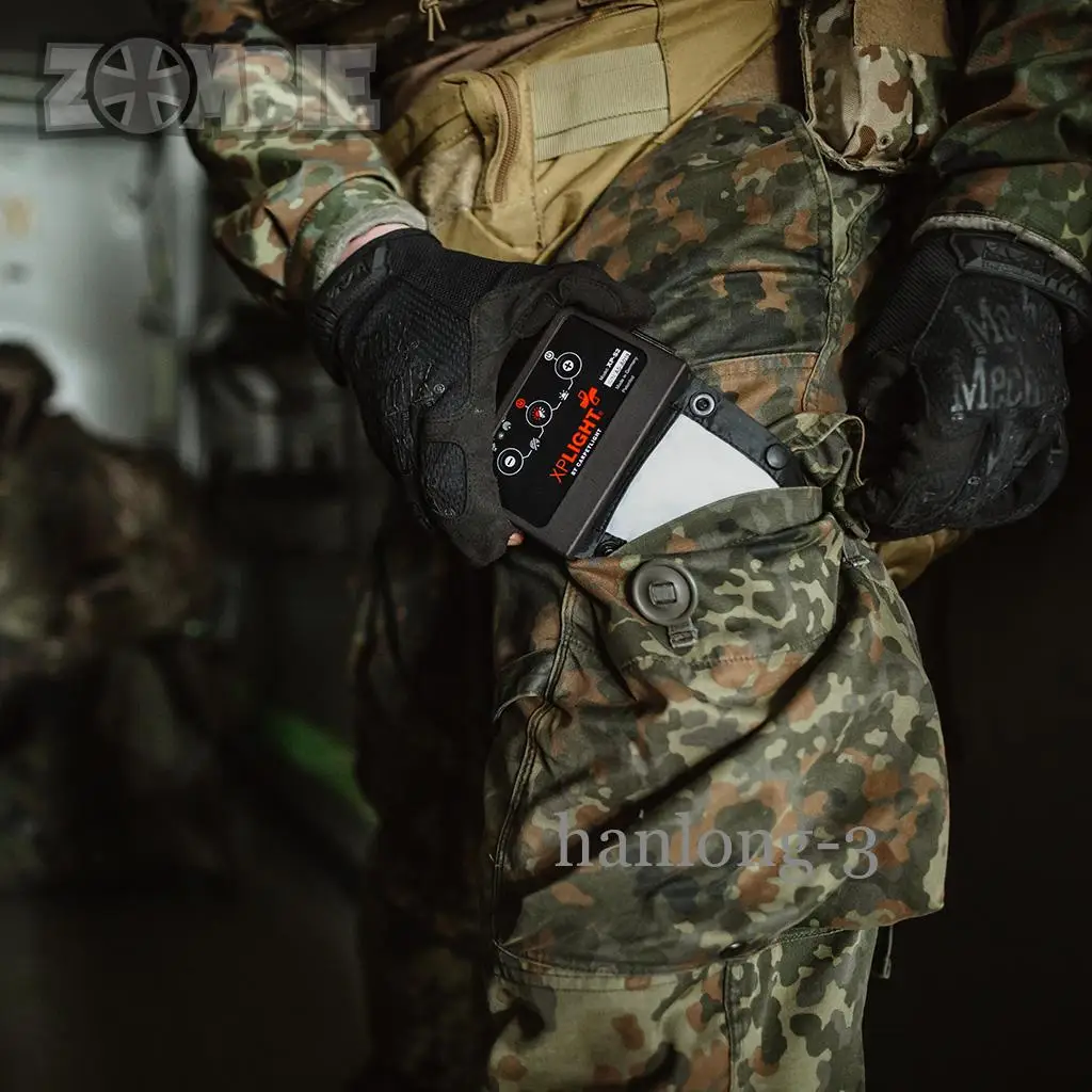 German Outdoor Tactical Combat Workers Trousers Multiple Bags Straight Loose Men's Pants