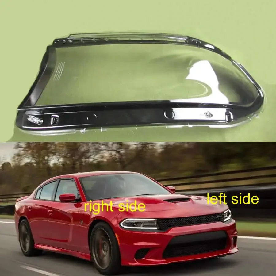 

Чехол для налобного фонаря Dodge Charger 2015 2016 2017 2018 2019, прозрачный абажур, фотообъектив из оргстекла