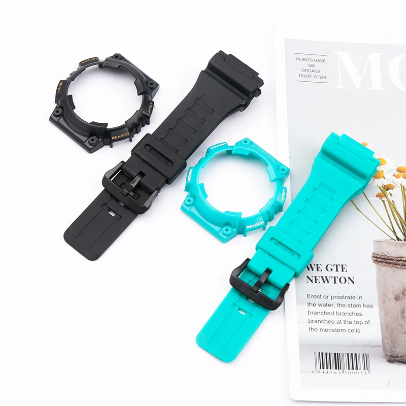 Resin strap case for Casio AQ-S810W outdoor sports waterproof watch strap accessories Watch band Buckle