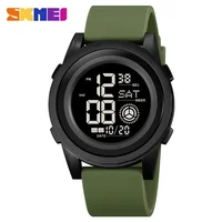 SKMEI 2082 Military Sport Men Wristwatches Back Light Stopwatch Waterproof Date Countdown Men's Watches Clock 1793 Reloj hombre 2