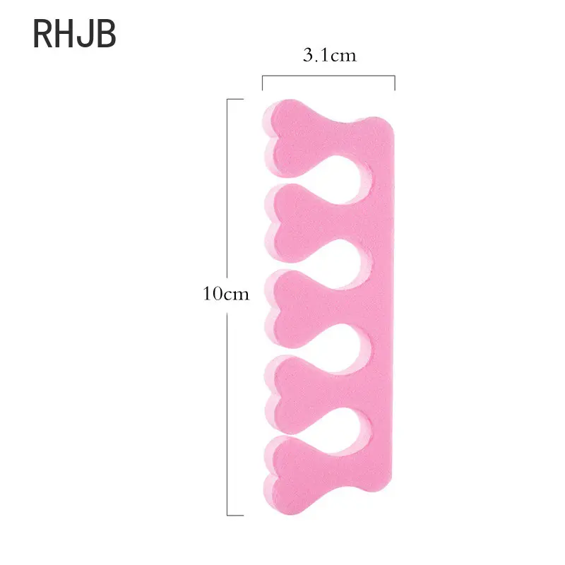 100/200/400pcs Nail Art Toe Separators Soft Sponge Fingers Foot Gel UV Polish Coating Painting Manicure Pedicure Tools Foam