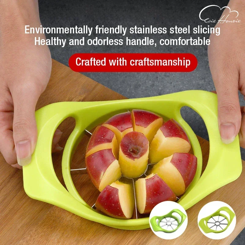 

Stainless Steel Apple Slicer Kitchen Tools Gadgets Household Manual Pear Fruit Divider Vegetable Cutter Chopper Home Accessories