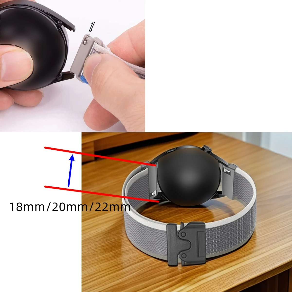 18/20/22 مللي متر العالمي درب حلقة لسامسونج حزام (...