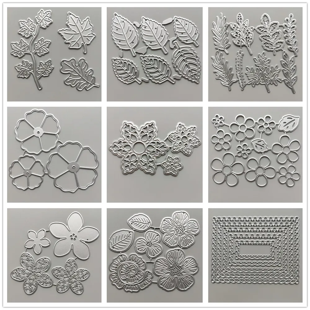 (29 Styles can Choose) Flowers Metal Cutting Dies Stencils for Greeting Card Scrapbooking Paper Embossing Crafts Templates Mould