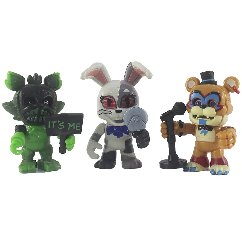 Midnight Toy Bear Action Figurine - FNAF Inspired Collectible