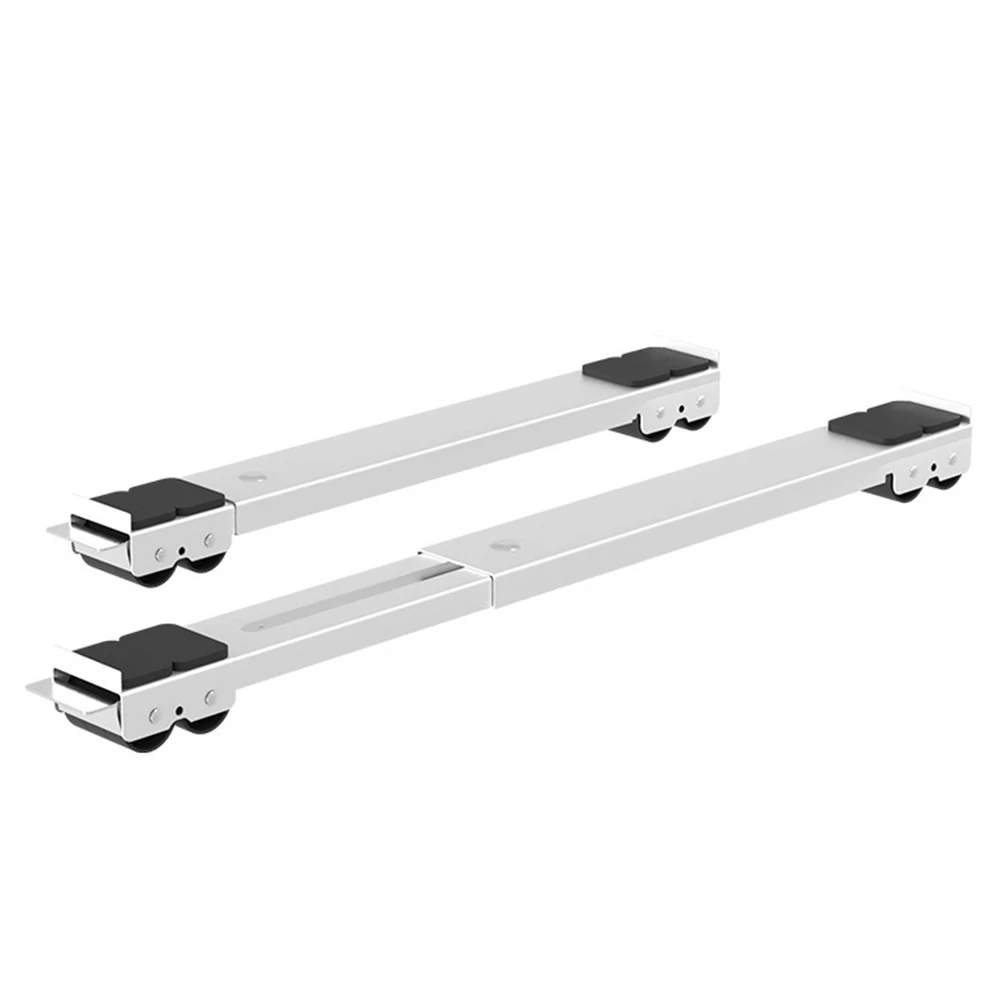 2Pcs Appliance Roller Non Slip Heavy Duty Base Extensible Mobile Roller for Washing Machines Refrigerator