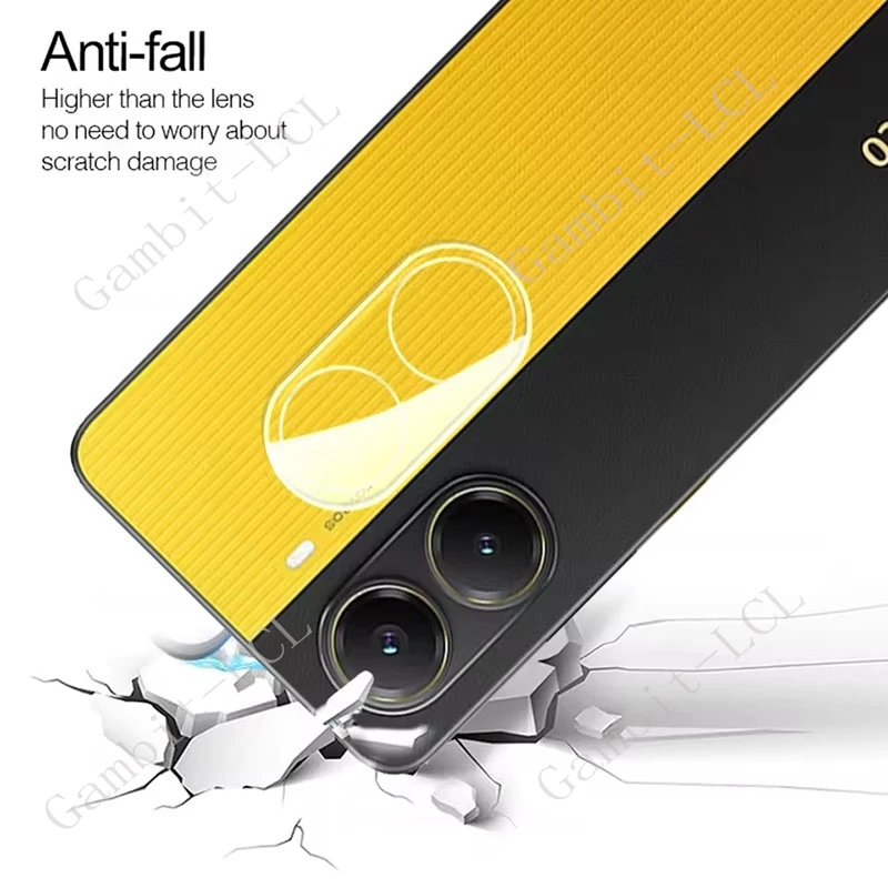 2PCS 9H HD 3D Camera Lens Tempered Glass Protector Film
