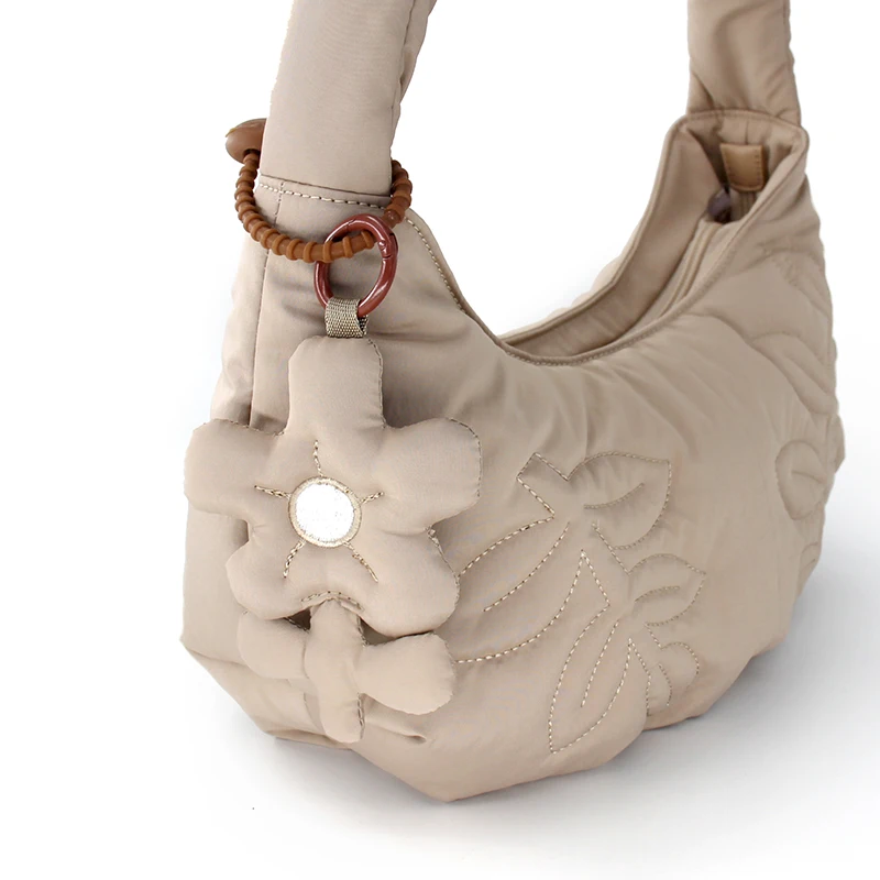 Flower Princess Women's Bag New 2024 Trend Fashion Quilted Underarm Shoulder Strap Handbags Designer Female Small Bags for Women