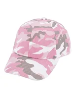 Pink Camo Caps for Women Hiking Hat Cotton Unstructured Ball Cap Outdoor Travel 1
