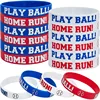 Ball Sports Theme Rubber Wristband Football Basketball Rugby Baseball Softball Volleyball Hockey Silicone Bracelet Party Suppli 5