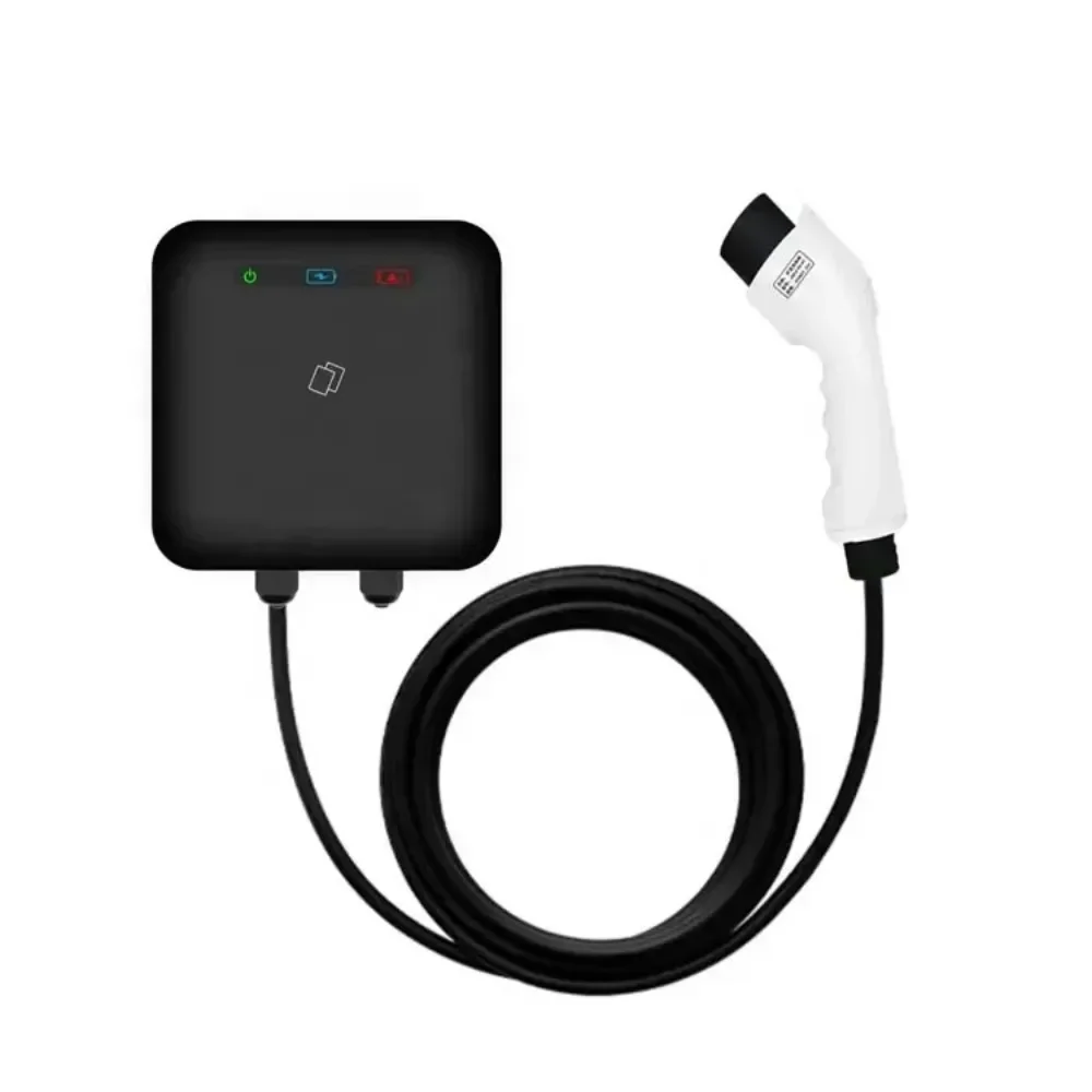 Tary Ac Ev Charger 32A Type2 Wallbox 7Kw Wifi App Rfid Smart App Ev Mini Stazione Di Ricarica