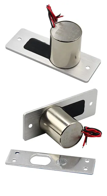 Chiavistello A Pressione Per Porte - Automatico, In Acciaio Nichelato, Facile Da Installare - Foto 8