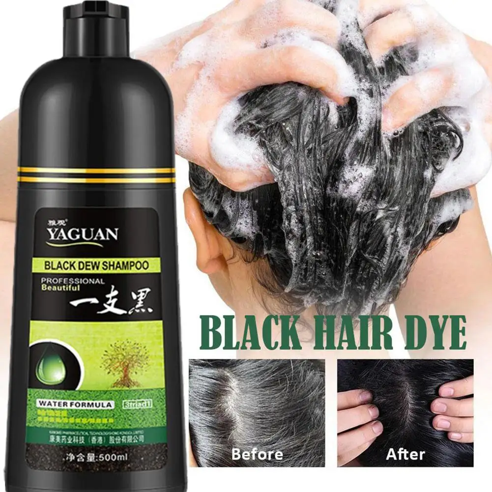 

Black Hair Dye Shampoo Herbal Long Lasting Color Shampoo Hair Ast Dye Shampoo Formula Coloring Acting Hair Shampoo Water Gr L0C5