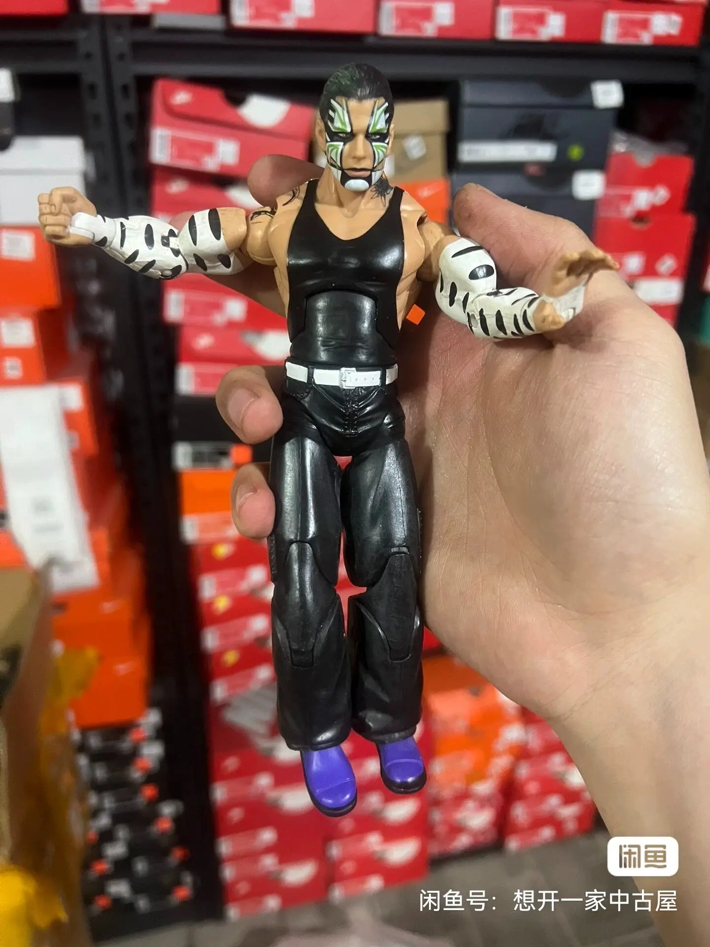 WWE究極版フィギュアレスリング人形、ジェフハーディ、WWE、アイュー、おもちゃモデル、6-7
