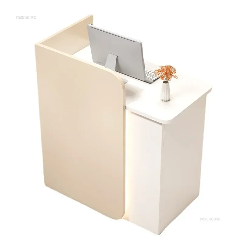 Reception Desks for Beauty Salon Convenience Store Modern Front Desk Commercial Bar Table Clothing Store Cashier Counter E z