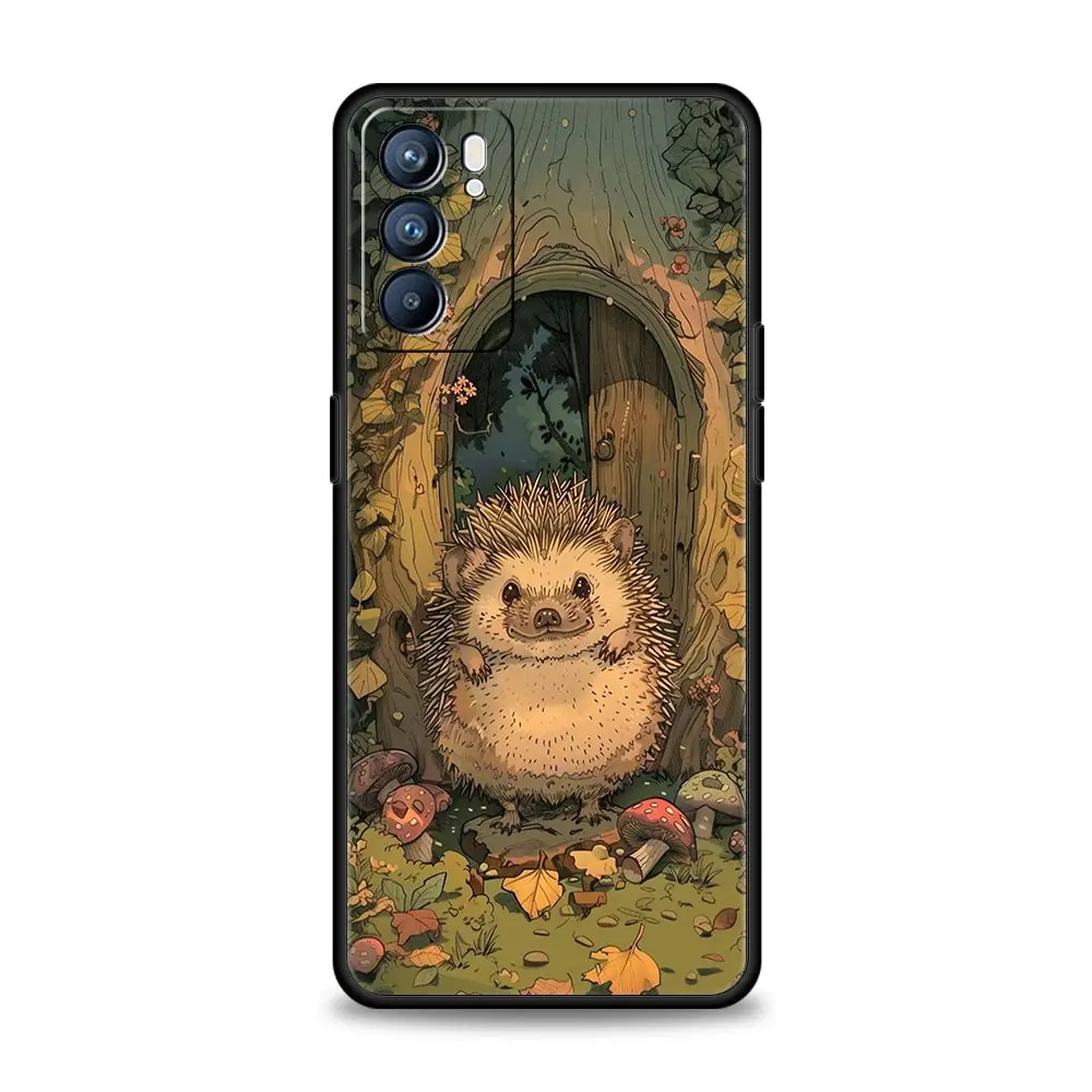 Adorable Hedgehog Design Phone Case Cover